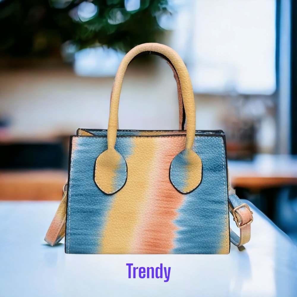 Faux Leather Fashion Crossbody Shoulder Handbag in a Stunning Color Design!! - Picture 2 of 11